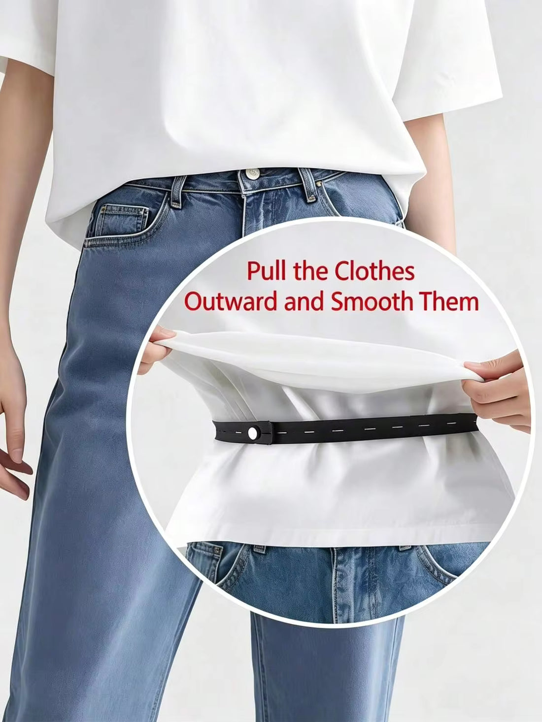 Adjustable Hem And Waist Cincher Tool Set, Suitable For T-Shirts, Knits, Dresses, Hoodies - No-Sew Invisible Hem Shortener And Waist Cincher For Pants, Shirts, Blouses